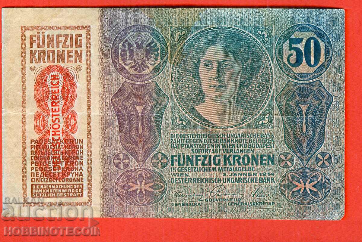 GERMANY AUSTRIA 50 - issue - issue 1914