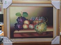 Oil painting fruit canvas