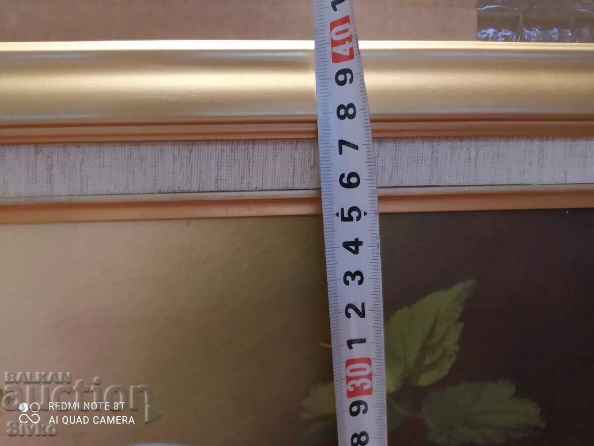 Auction Painting oil canvas fruit and wine Auction Painting oil canvas fruit and wine