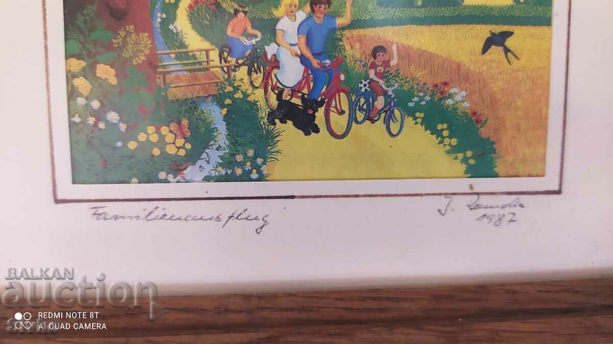 Delivery of Painting glass signature I can not determine the technique through st Delivery of Painting glass signature I can not determine the technique through st