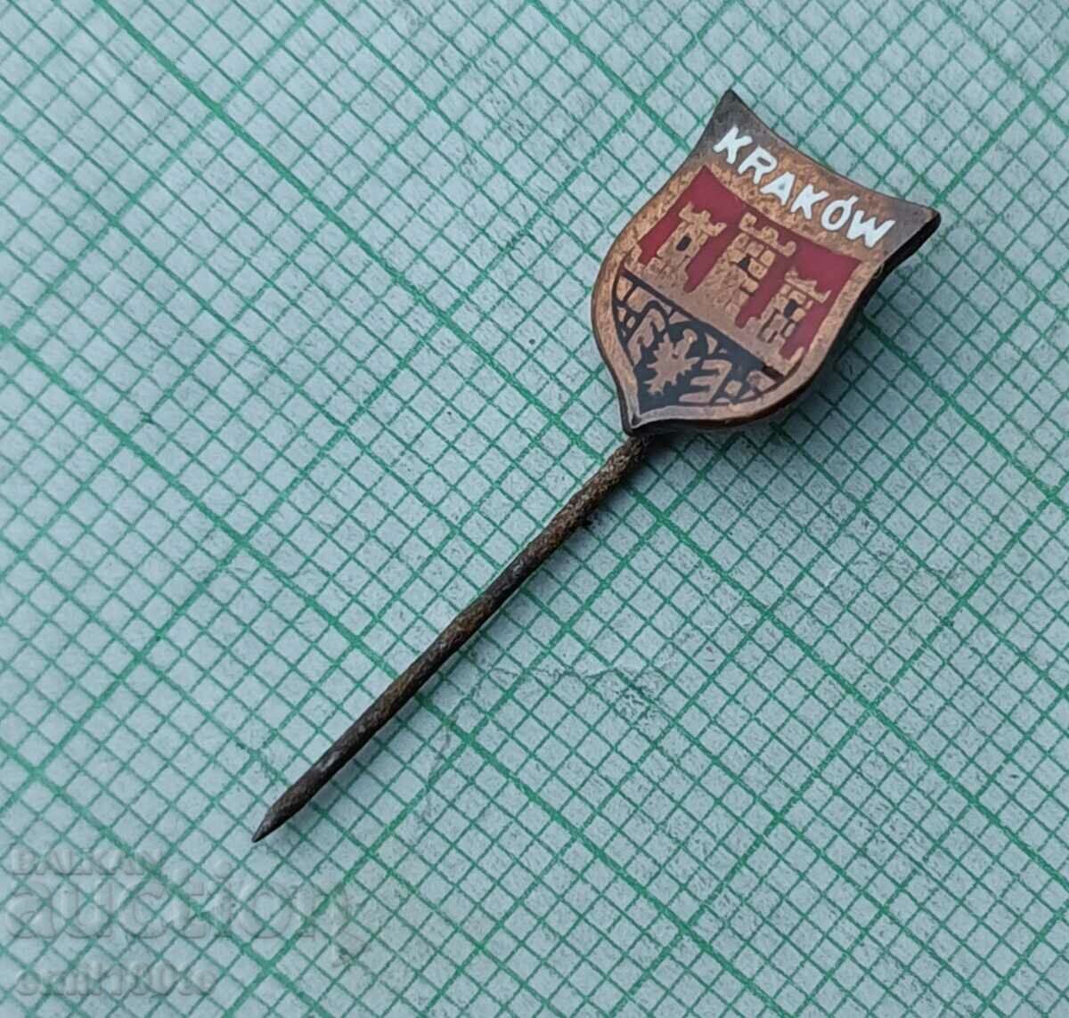 Auction Badge - Krakow coat of arms Poland Auction Badge - Krakow coat of arms Poland