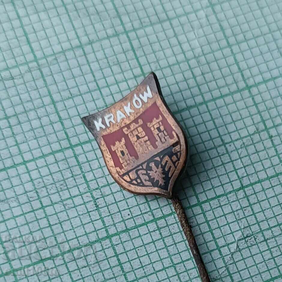 Delivery of Badge - Krakow coat of arms Poland Delivery of Badge - Krakow coat of arms Poland