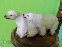 Figurină decorativă Urșii albi