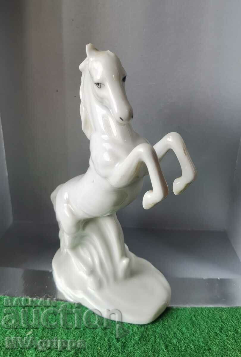 Porcelain figure figurine Horse