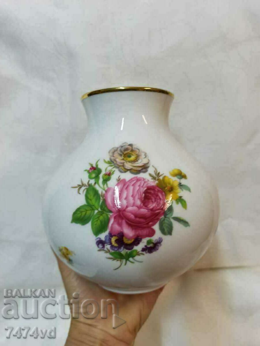 Порцеланова стилна фирмена немска ваза Bavaria