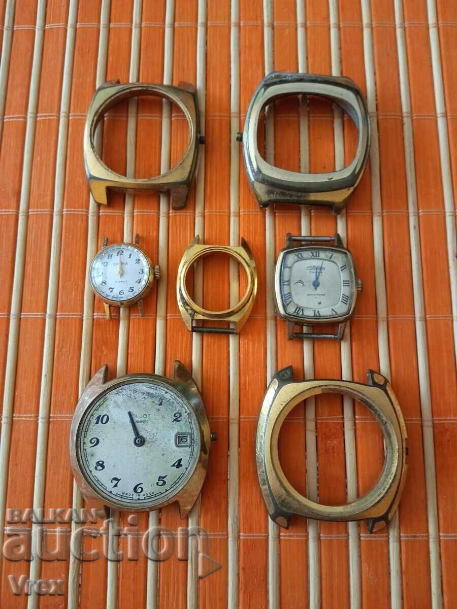 Gold plated watch bezels/cases 10mk - 16
