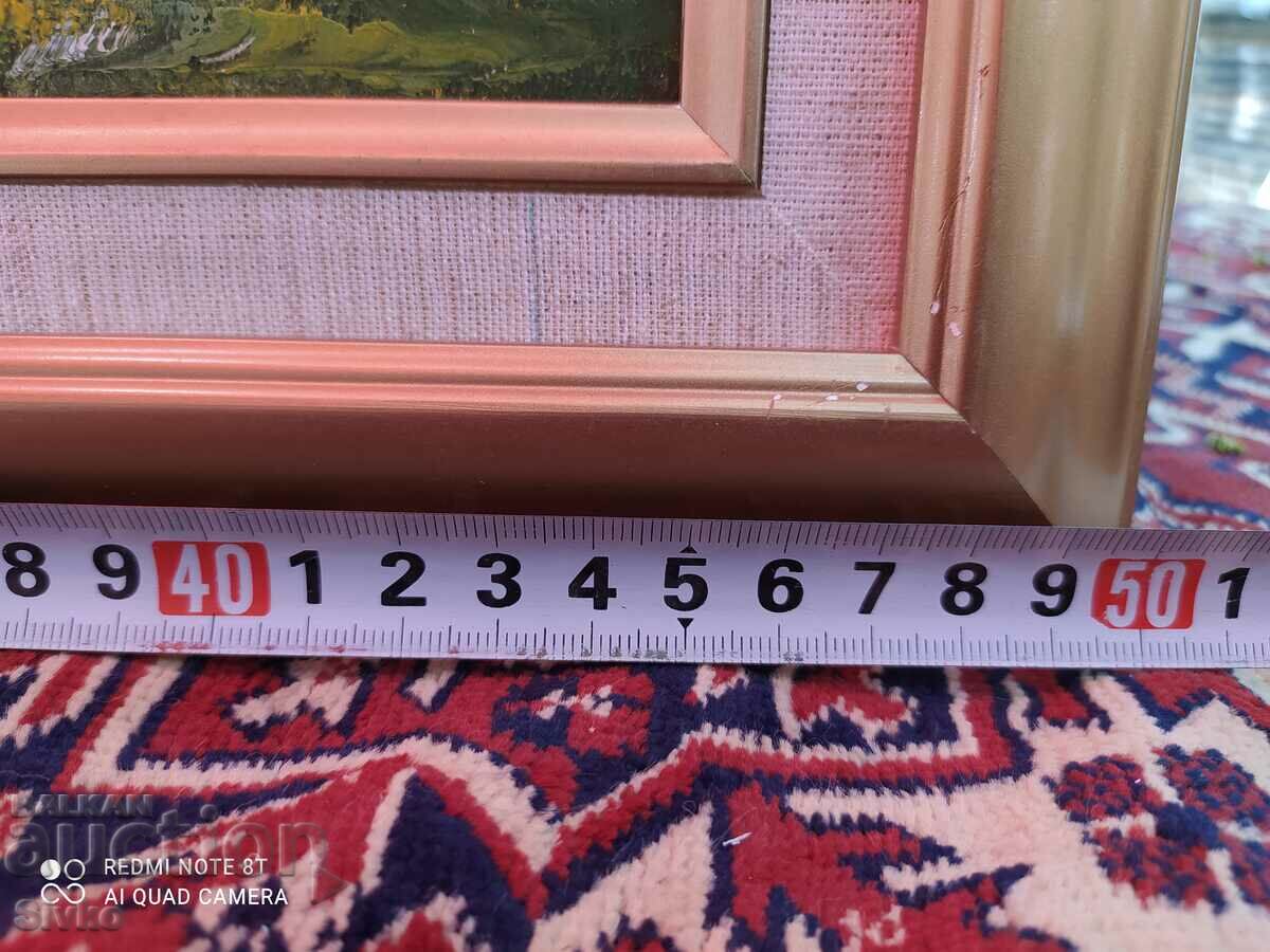 Oil painting house by the river with price 39.99 BGN | € 20.45 Oil painting house by the river with price 39.99 BGN | € 20.45