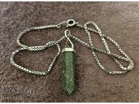 Unique Designer Silver Jade Pendant Necklace