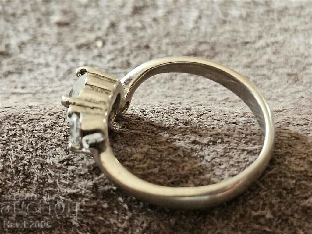 Σχεδιαστής κομψό και κομψό ασημένιο δαχτυλίδι με κρύσταλλο - 7 Σχεδιαστής κομψό και κομψό ασημένιο δαχτυλίδι με κρύσταλλο - 7