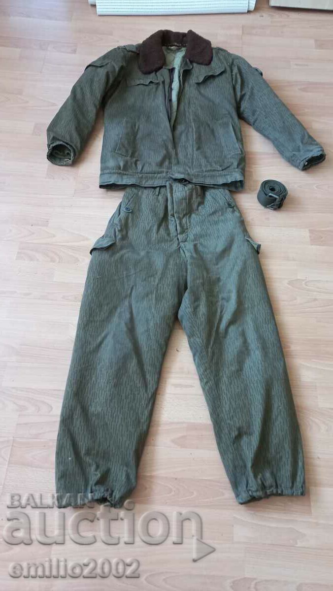 Winter camouflage uniform social