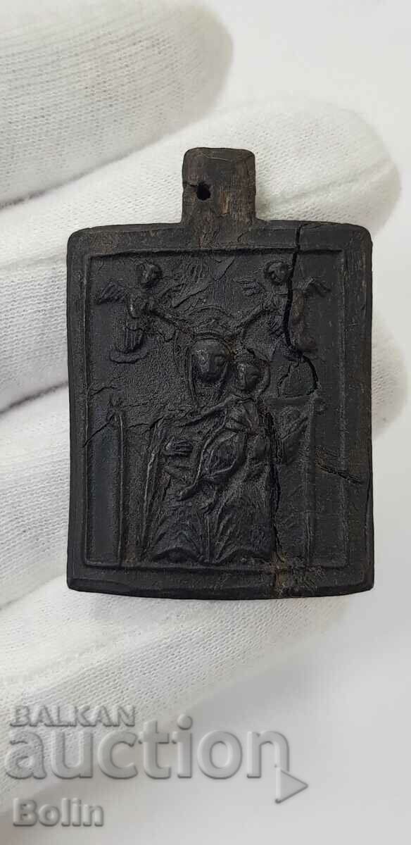 Rare Renaissance Icon Icon - Buffalo Horn - 19th Century with price 180.00 BGN | € 92.03 Rare Renaissance Icon Icon - Buffalo Horn - 19th Century with price 180.00 BGN | € 92.03