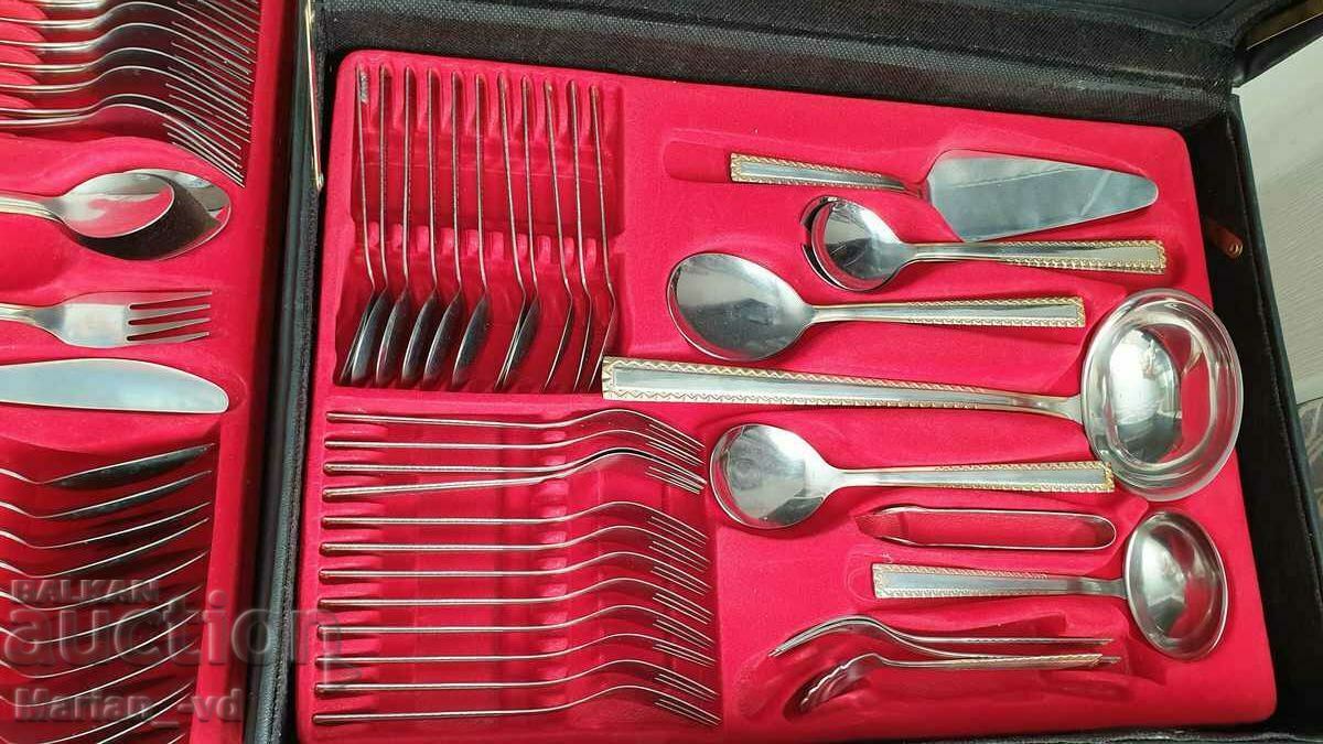 Σετ μαχαιροπήρουνων PRINCESS GOLD σε βαλίτσα - 6