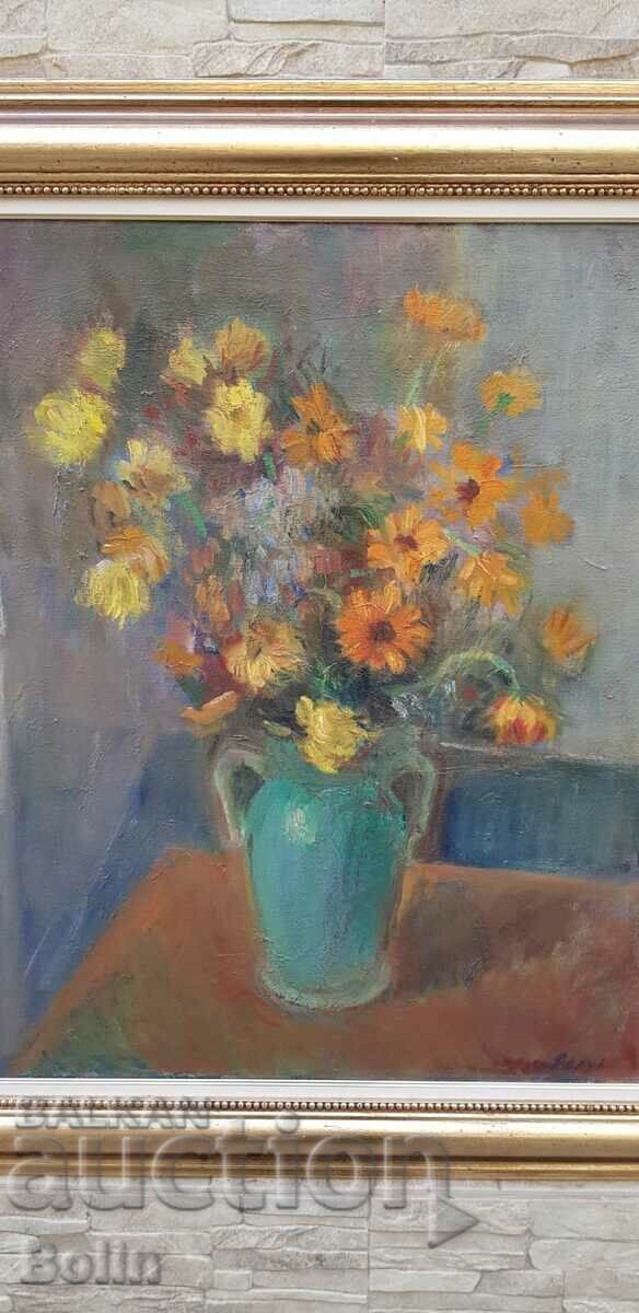 Bulgarian painting - Still life - Nikolay Evrov 1903 - 1973 with price 2700.00 BGN | € 1380.49 Bulgarian painting - Still life - Nikolay Evrov 1903 - 1973 with price 2700.00 BGN | € 1380.49