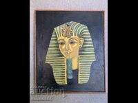 pictând pe Tutankhamon
