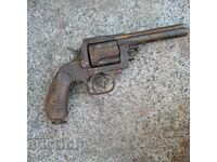Old revolver gun
