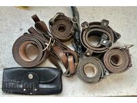 Lot of Leather Hunting Belts