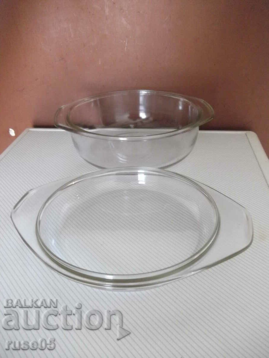 Auction Bowl "feuerfest - SAALE-GLAS" made of fire-resistant glass Auction Bowl "feuerfest - SAALE-GLAS" made of fire-resistant glass