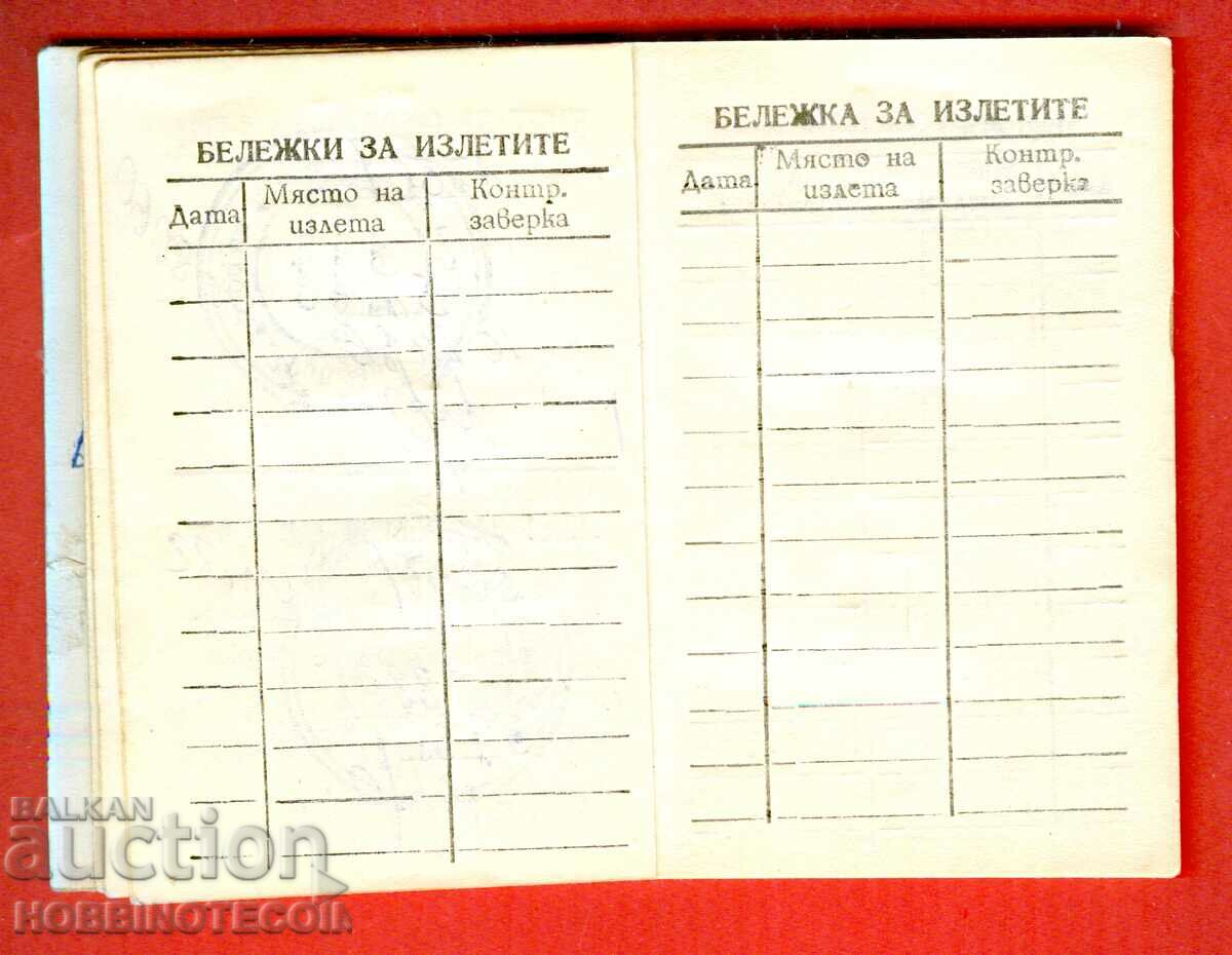 BULGARIAN HUNTING AND FISHING UNION TICKET for HUNTING and FISHING - 6 BULGARIAN HUNTING AND FISHING UNION TICKET for HUNTING and FISHING - 6