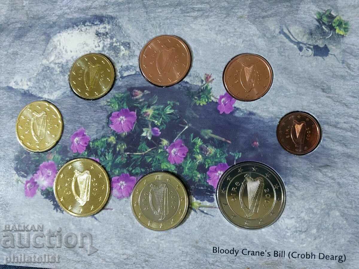 Auction Ireland 2007 Complete bank euro set from 1 cent to 2 euro Auction Ireland 2007 Complete bank euro set from 1 cent to 2 euro