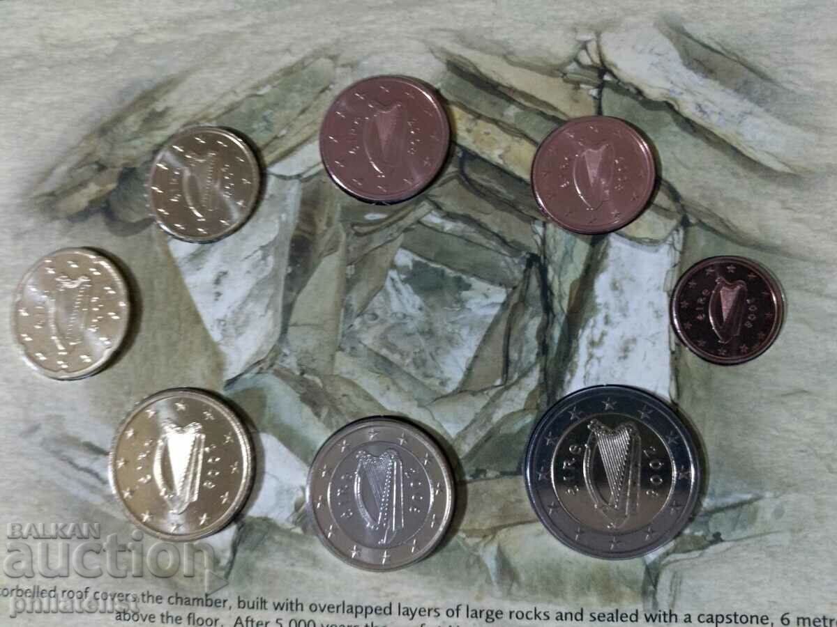 Auction Ireland 2008 Complete bank euro set from 1 cent to 2 euro Auction Ireland 2008 Complete bank euro set from 1 cent to 2 euro