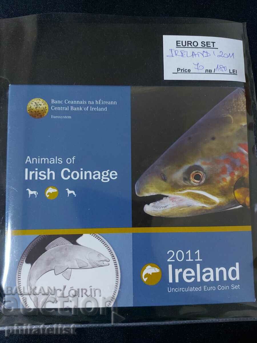 Irlanda 2011 Set complet de euro bancar de la 1 cent la 2 euro