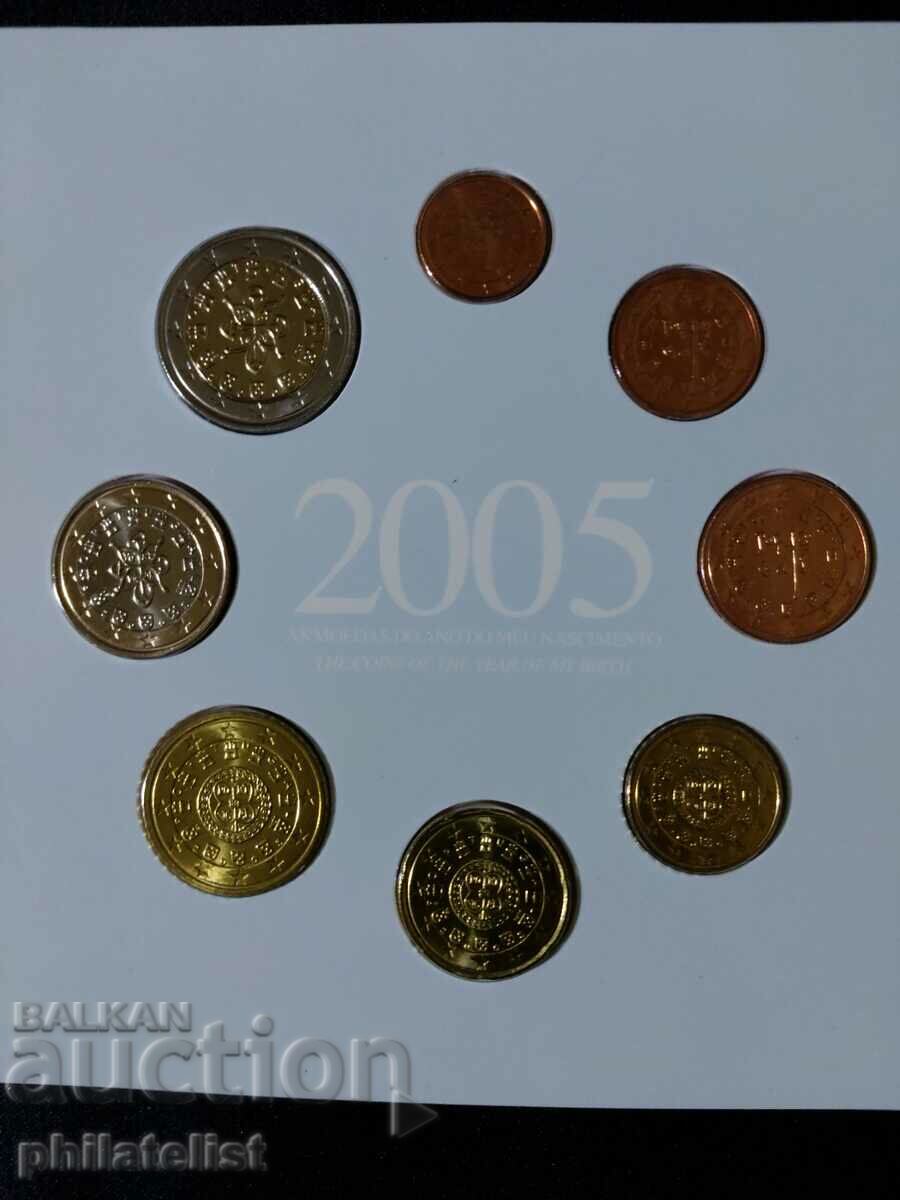 Portugalia 2005 II -Set complet bancar euro SET BEBE MINT cu preț 80.00 BGN | € 40.90