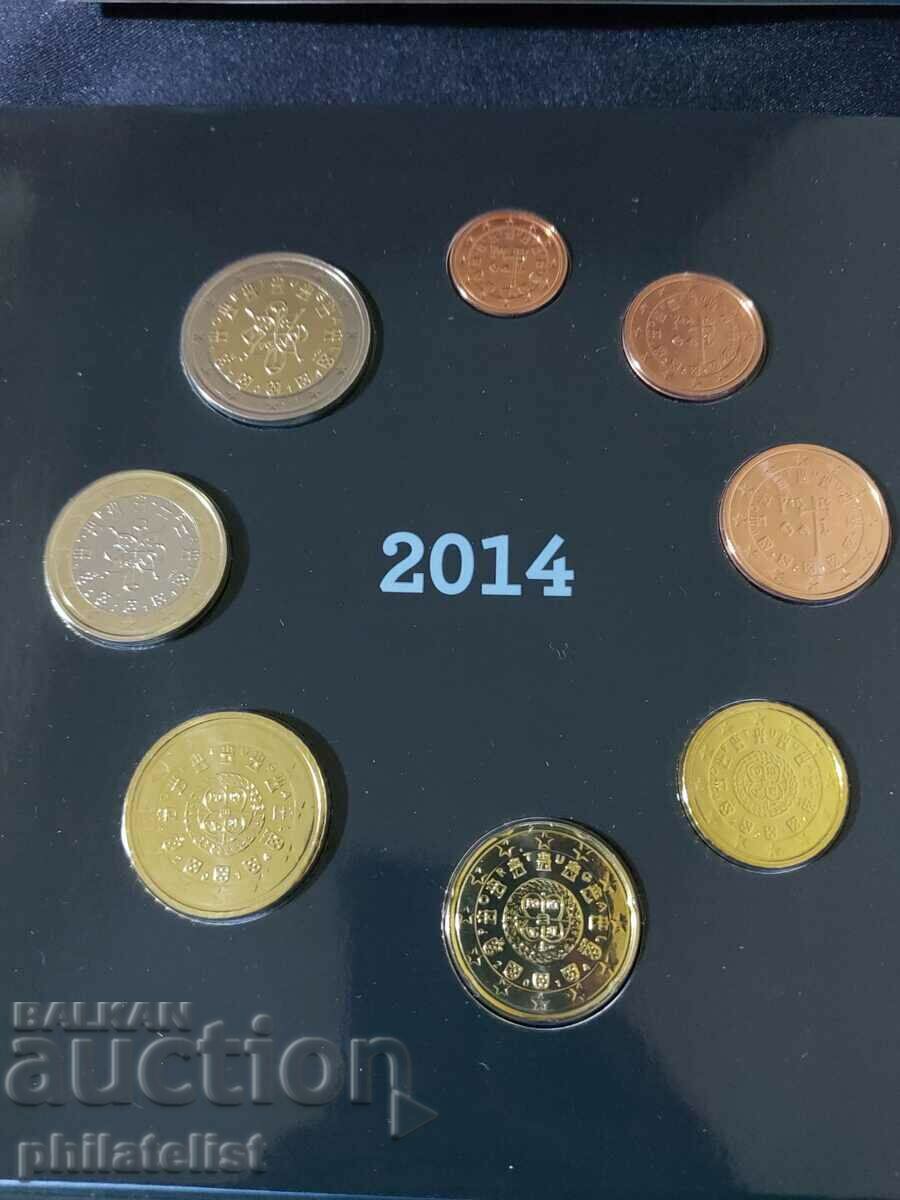 Auction Portugal 2014 - bank euro set from 1 cent to 2 euro BU Auction Portugal 2014 - bank euro set from 1 cent to 2 euro BU