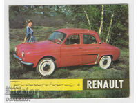 Μπροσούρα Renault Dauphin car car 50s /6959