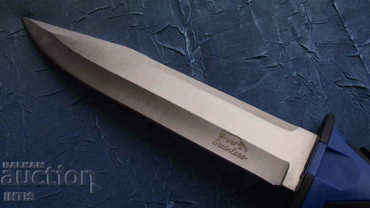 Auction KNIFE - Spearfishing knife - Germany - NEW - from Collection - Auction KNIFE - Spearfishing knife - Germany - NEW - from Collection -