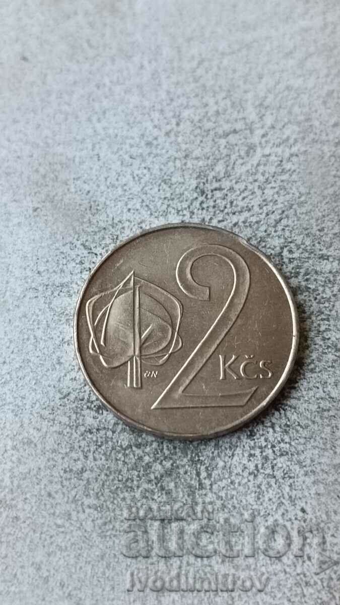 Cehoslovacia 2 coroane 1991