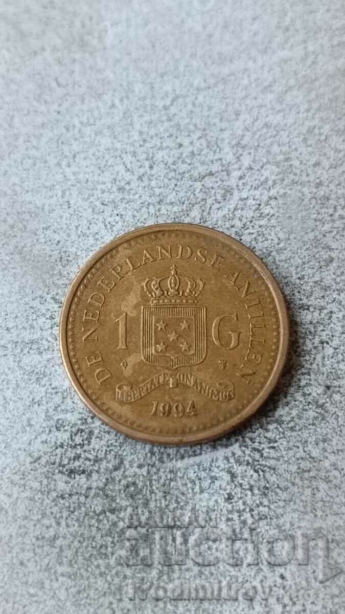 Antilele Olandeze 1 gulden 1994