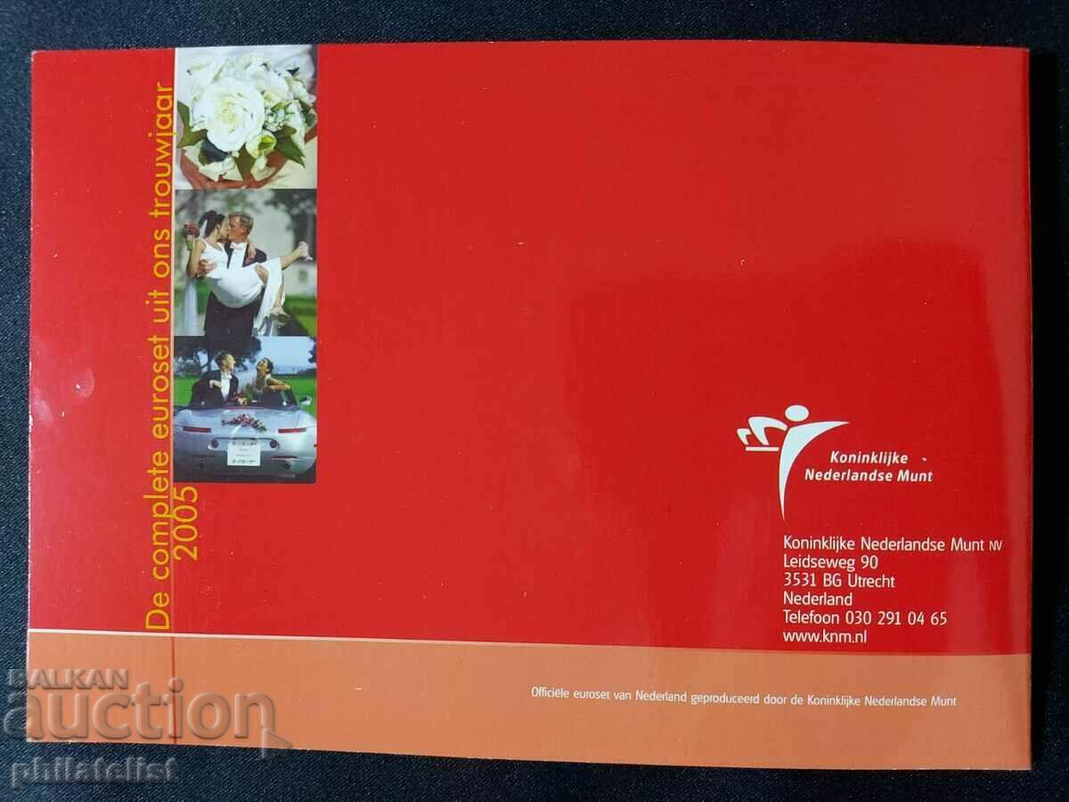 Netherlands 2005 - Complete Bank Euro Set + BU Medal - 5 Netherlands 2005 - Complete Bank Euro Set + BU Medal - 5