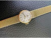 Tissot Swiss Made Ladies Gold Plated Mechanical Watch Working