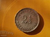 2 1/2 cenți 1888