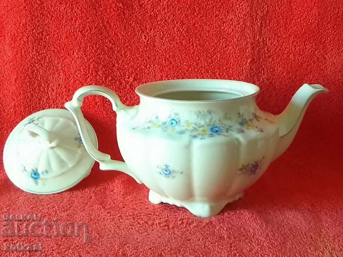 Delivery of Old porcelain jug teapot Germany Karl Tisch C. T. Delivery of Old porcelain jug teapot Germany Karl Tisch C. T.