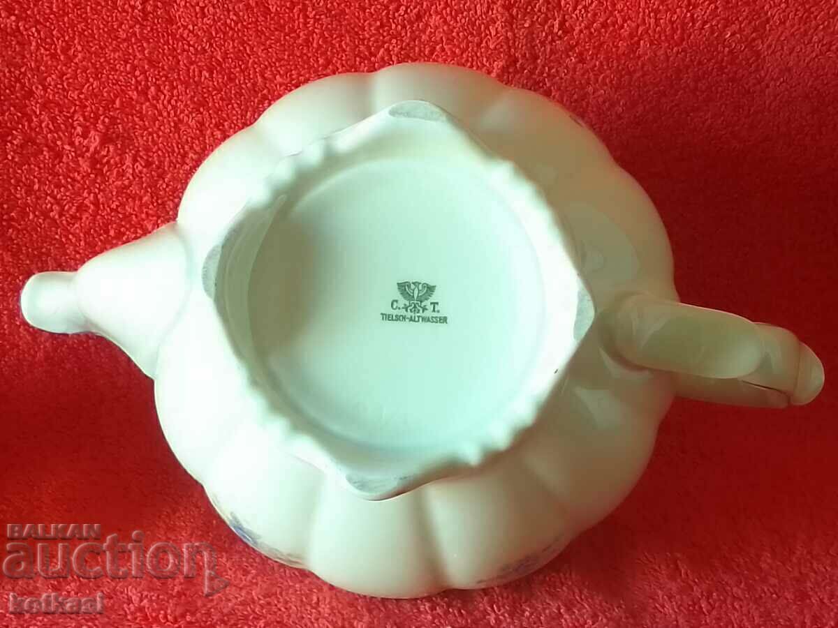 Old porcelain jug teapot Germany Karl Tisch C. T. - 6 Old porcelain jug teapot Germany Karl Tisch C. T. - 6