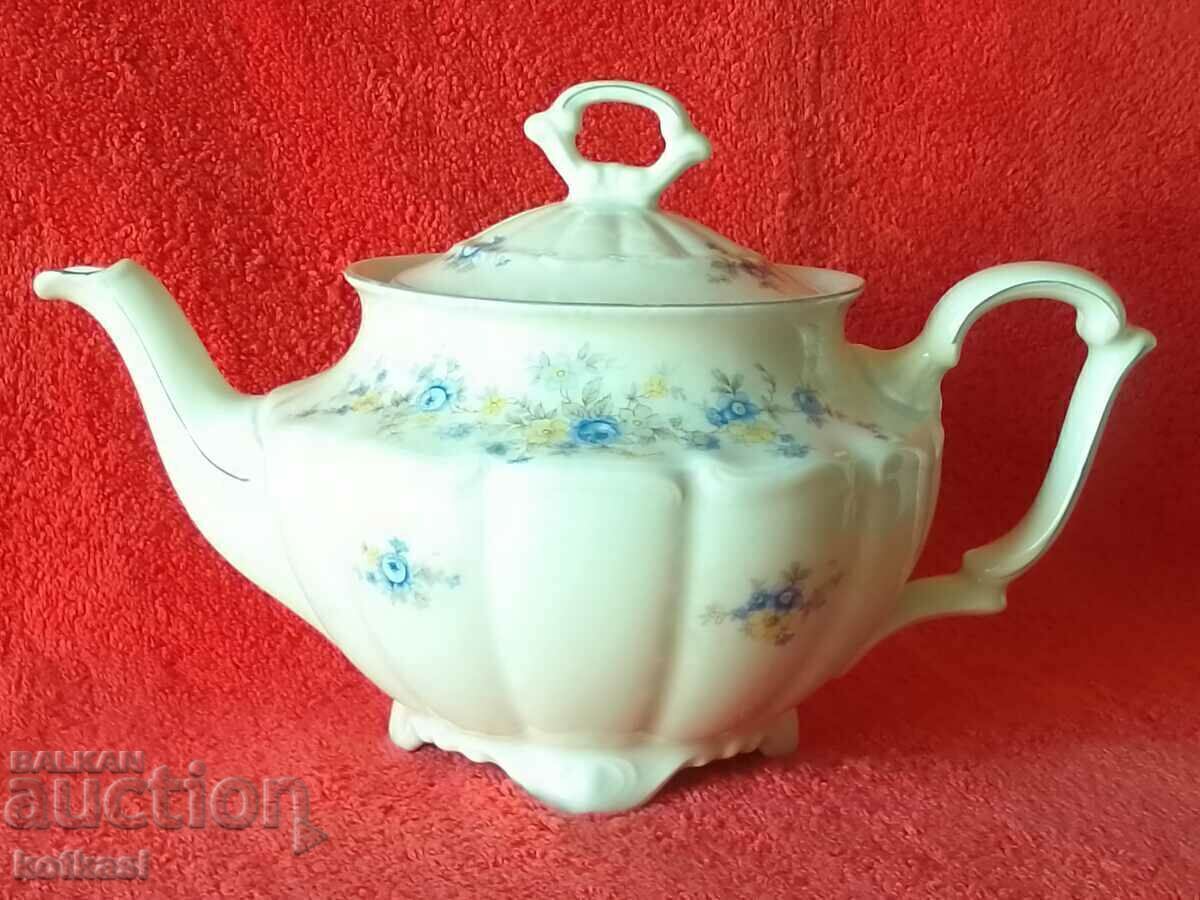 Old porcelain jug teapot Germany Karl Tisch C. T. Old porcelain jug teapot Germany Karl Tisch C. T.