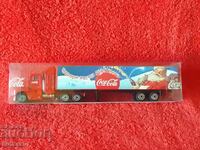 Coca Cola Reclamă jucărie veche Camion Anvelopă Coca Cola