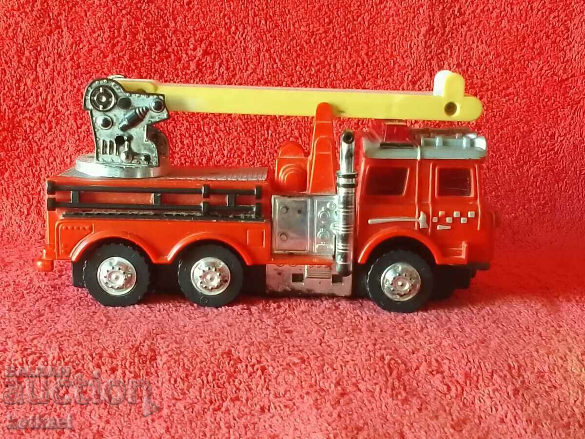 Old toy Fire truck with missing parts