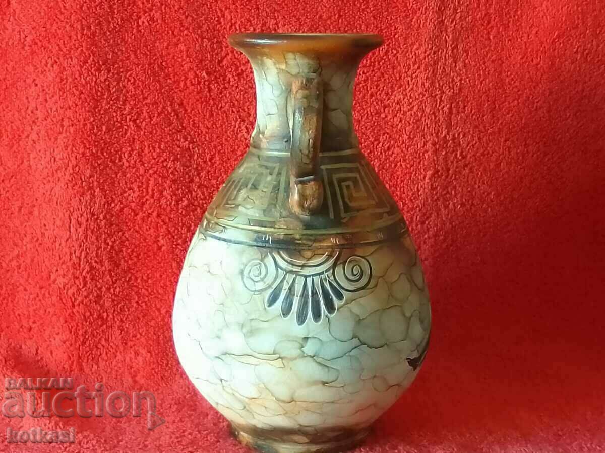 Ceramic handmade Vase Musician with price 45.50 BGN | € 23.26 Ceramic handmade Vase Musician with price 45.50 BGN | € 23.26