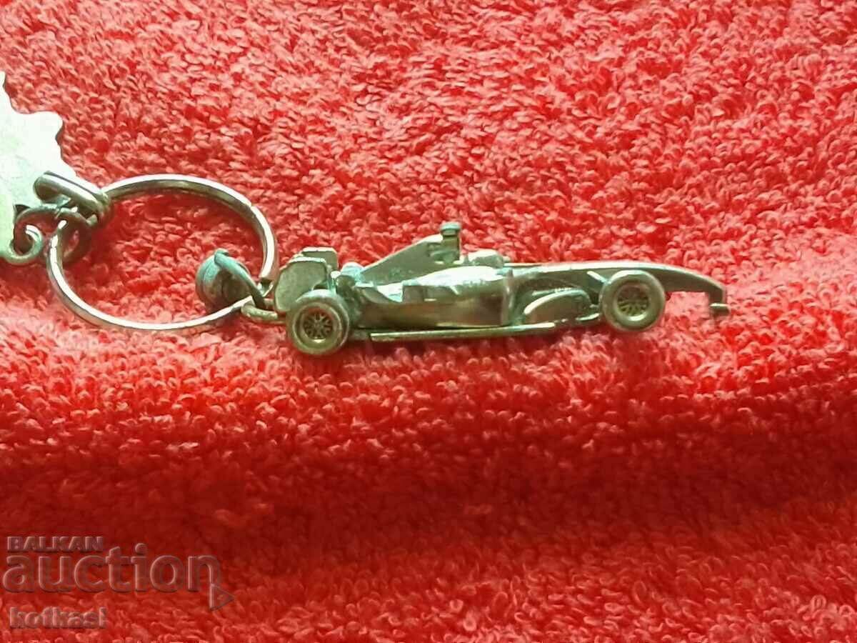 Vintage Ferrari Shell Metal Keychain - 5 Vintage Ferrari Shell Metal Keychain - 5