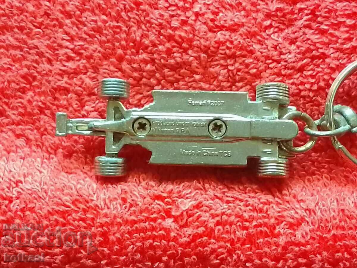 Vintage Ferrari Shell Metal Keychain - 6 Vintage Ferrari Shell Metal Keychain - 6