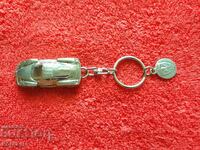 Vintage Ferrari Shell Metal Keychain