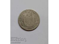 1 franc 1867 Franța Monedă franceză Napoleon III