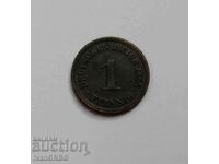 1 Pfennig 1885 Γερμανία 1 Pfennig 1885 Coin 1 Pfennig 1885