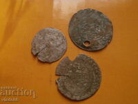 Trei monede de argint otomane/turcești