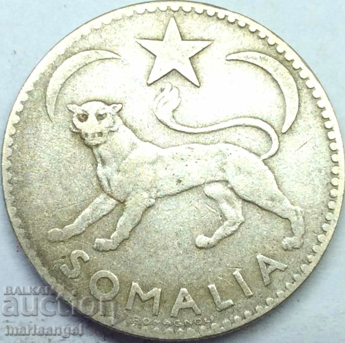 Сомалия 1 сомало 1950г минт РИМ италианска колония 26мм
