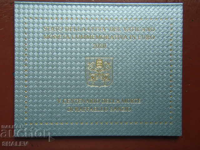 2 Euro 2020 Vaticana "Raffaello" (Vatican City) - Unc (2 Euro) with price 119.89 BGN | € 61.30 2 Euro 2020 Vaticana "Raffaello" (Vatican City) - Unc (2 Euro) with price 119.89 BGN | € 61.30
