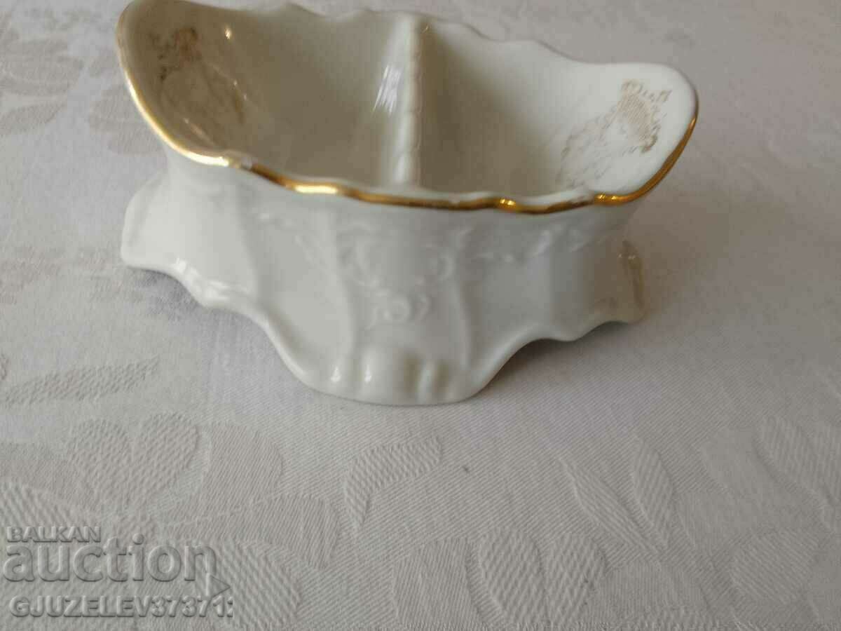 Auction  Bernadotte Czech porcelain spice jar