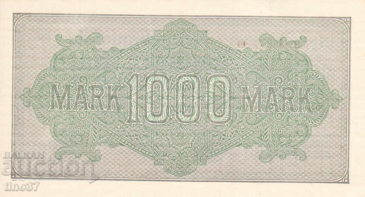 Licitație tino37- GERMANIA - 1000 MARC - 1922- UNC